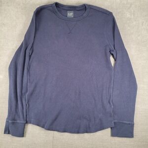 GAP Waffle Knit Y2K‎ Long Sleeve Crew Neck Thermal Top Shirt Mens Size L